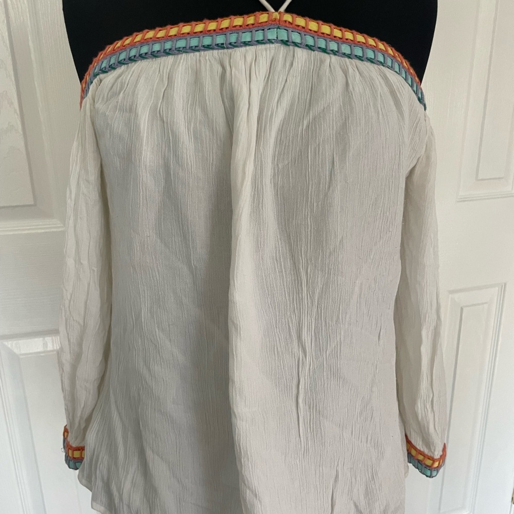 Piper by Townsend White Off-Shoulder Top M